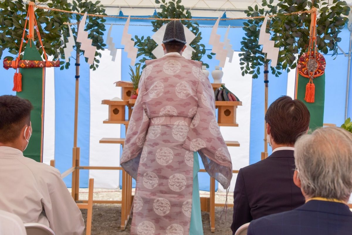 「糟屋郡志免町05」注文住宅現場リポート①【地鎮祭】