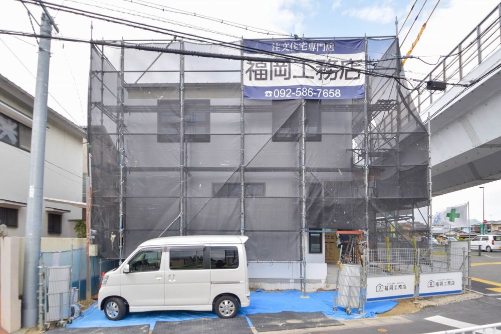 「福岡市南区21」注文住宅現場リポート⑧【木工事】【外断熱材】