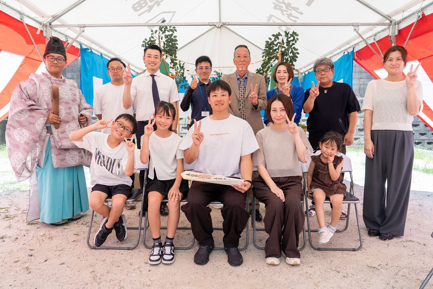 「大野城市05」注文住宅現場リポート①【地鎮祭】