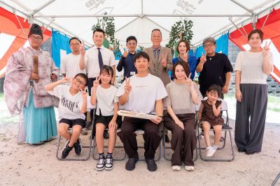 「大野城市05」注文住宅現場リポート①【地鎮祭】