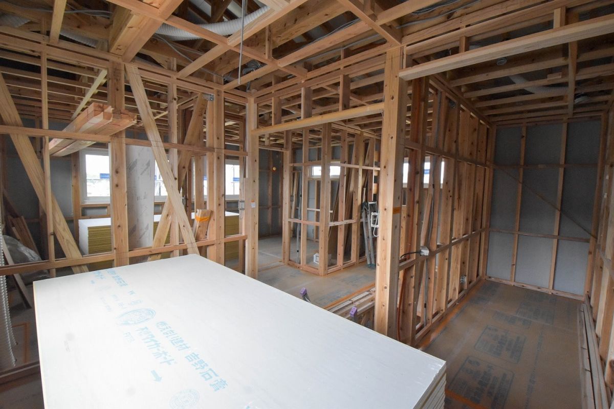 「福岡市南区26」注文住宅現場リポート⑥【木工事】【石膏ボード】