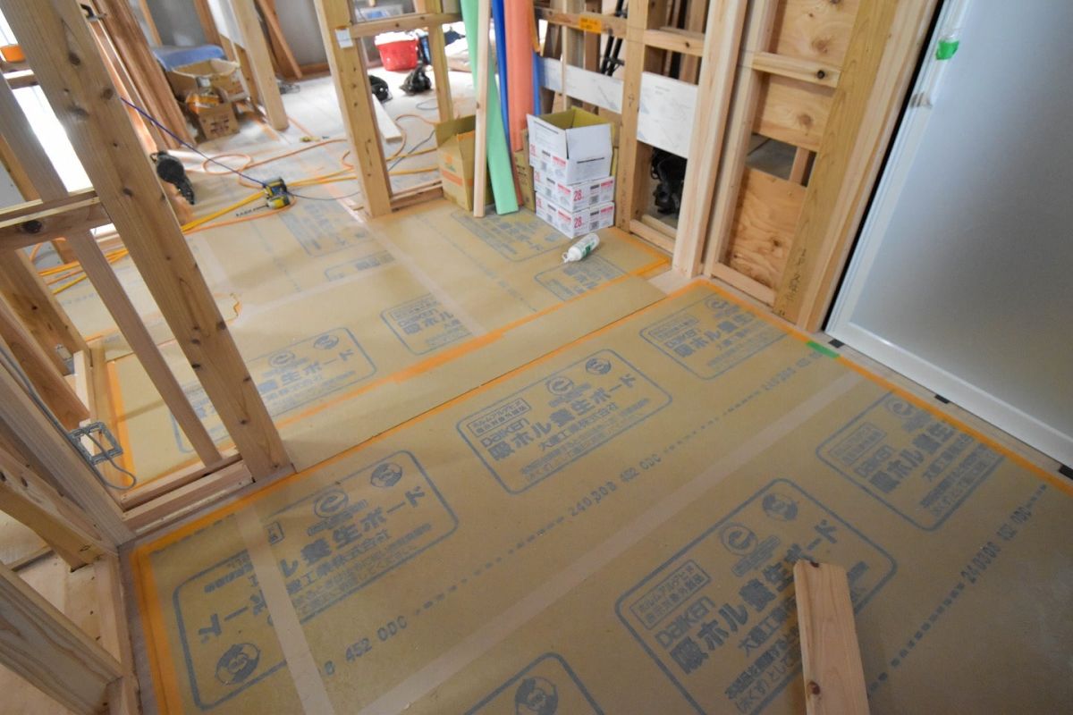 「福岡市南区26」注文住宅現場リポート⑥【木工事】【石膏ボード】