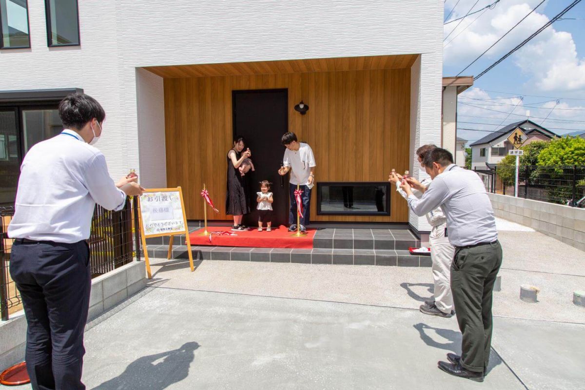 福岡県糟屋郡志免町07　注文住宅建築現場リポート⑦　～お引き渡し式～