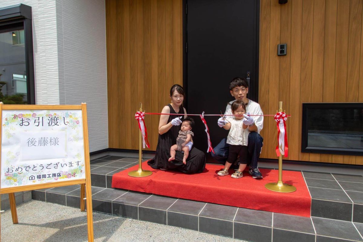 福岡県糟屋郡志免町07　注文住宅建築現場リポート⑦　～お引き渡し式～