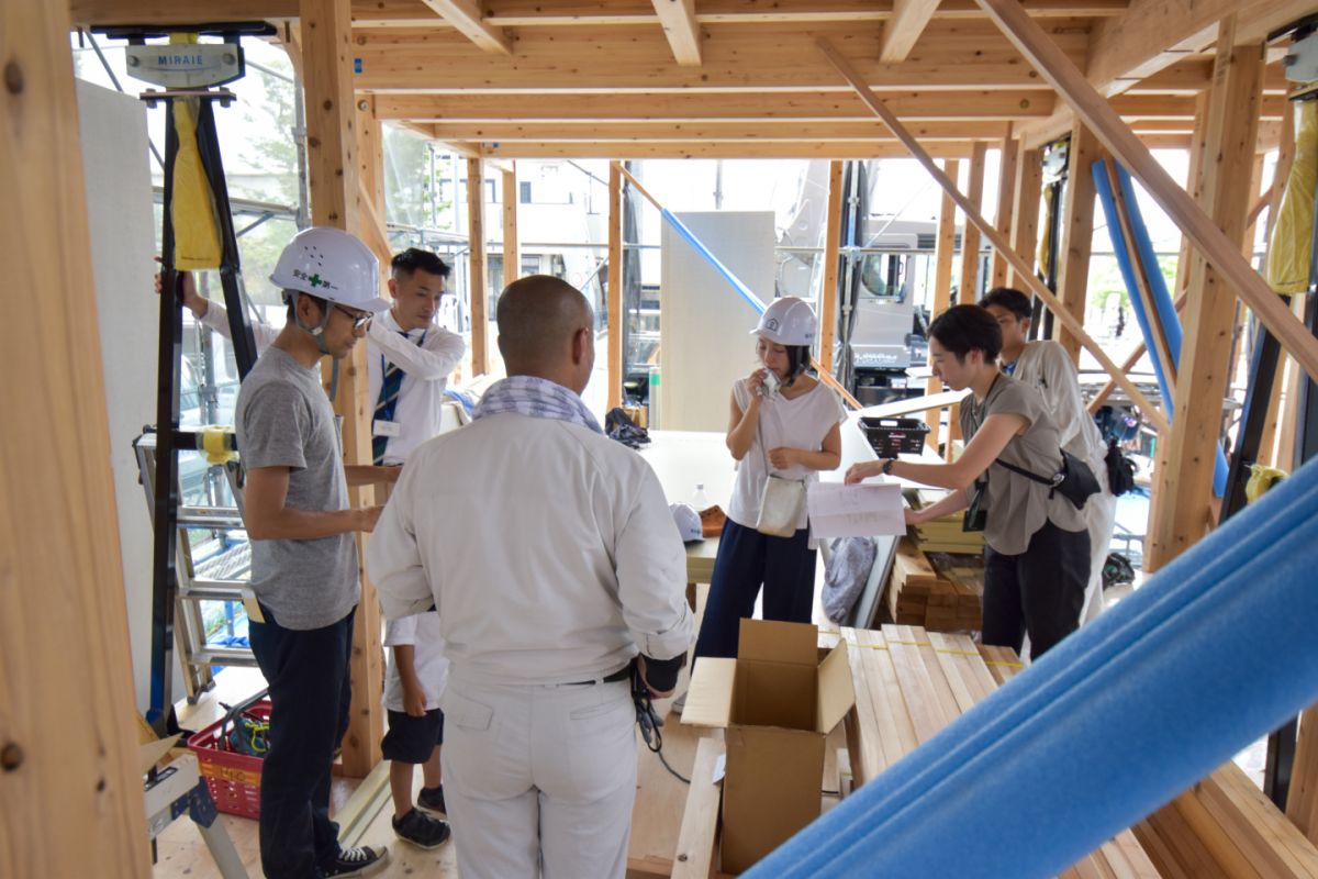 福岡県福岡市西区08　注文住宅建築現場リポート②　～上棟式～