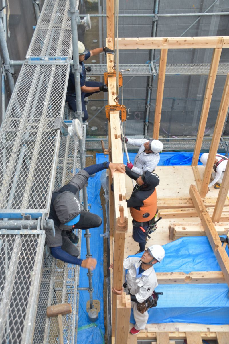 「福岡市西区08」注文住宅現場リポート②【上棟式】