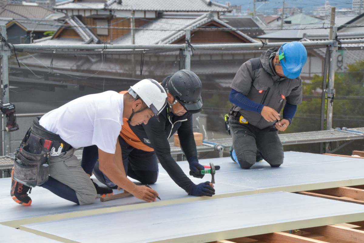 福岡県福岡市西区08　注文住宅建築現場リポート②　～上棟式～