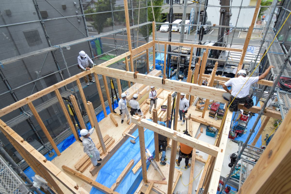 「福岡市西区08」注文住宅現場リポート②【上棟式】