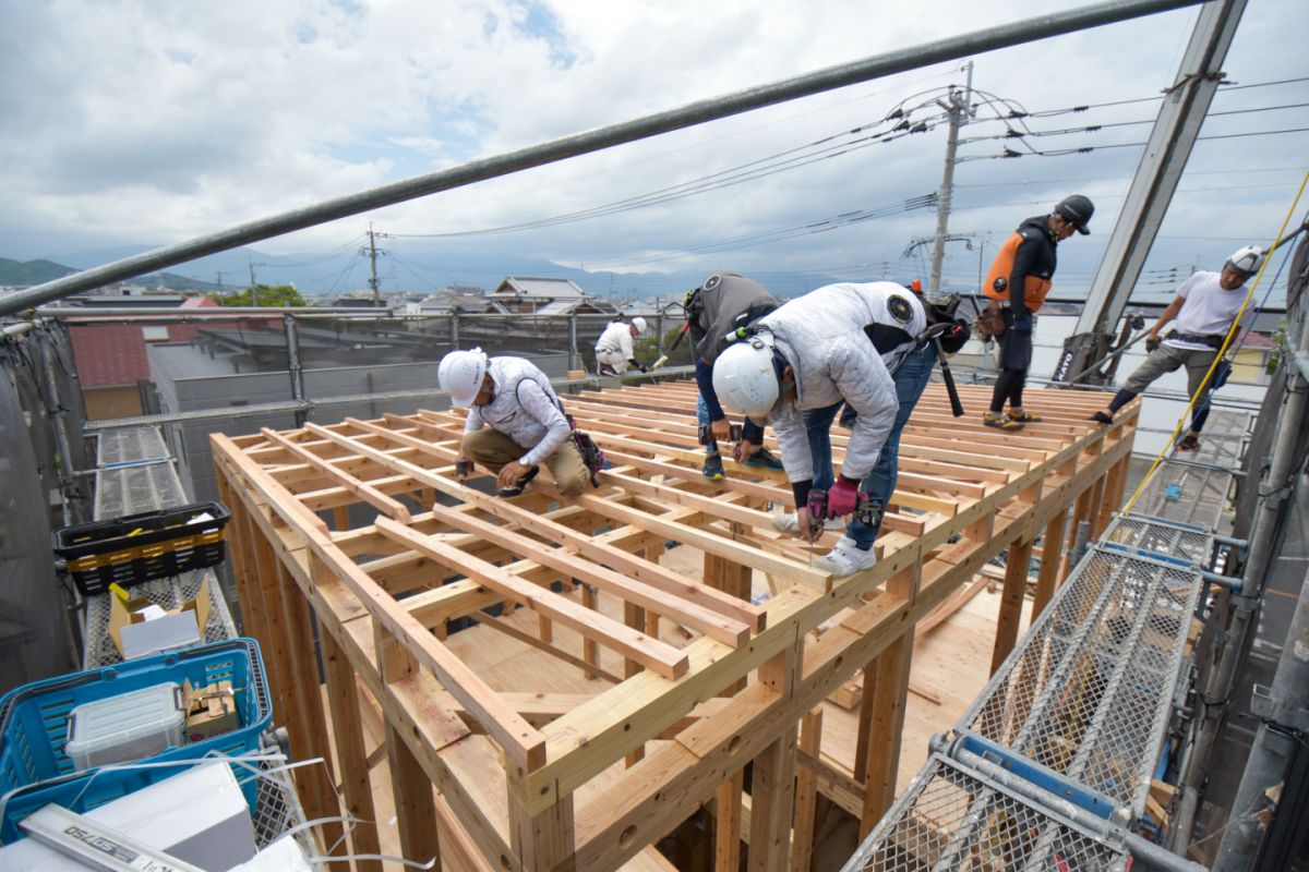 「福岡市西区08」注文住宅現場リポート②【上棟式】