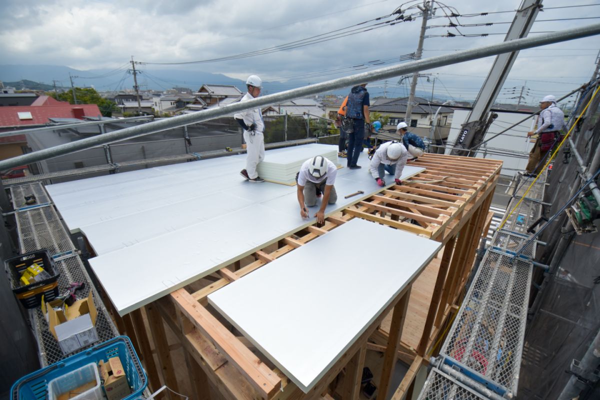 福岡県福岡市西区08　注文住宅建築現場リポート②　～上棟式～