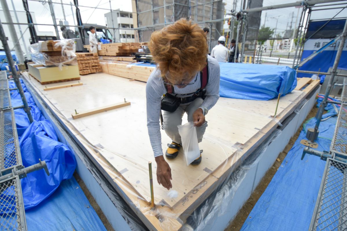 福岡県福岡市西区08　注文住宅建築現場リポート②　～上棟式～