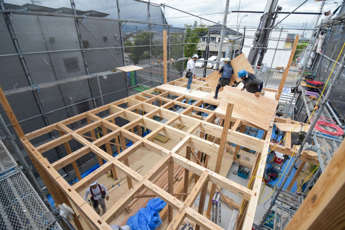 「福岡市西区08」注文住宅現場リポート②【上棟式】