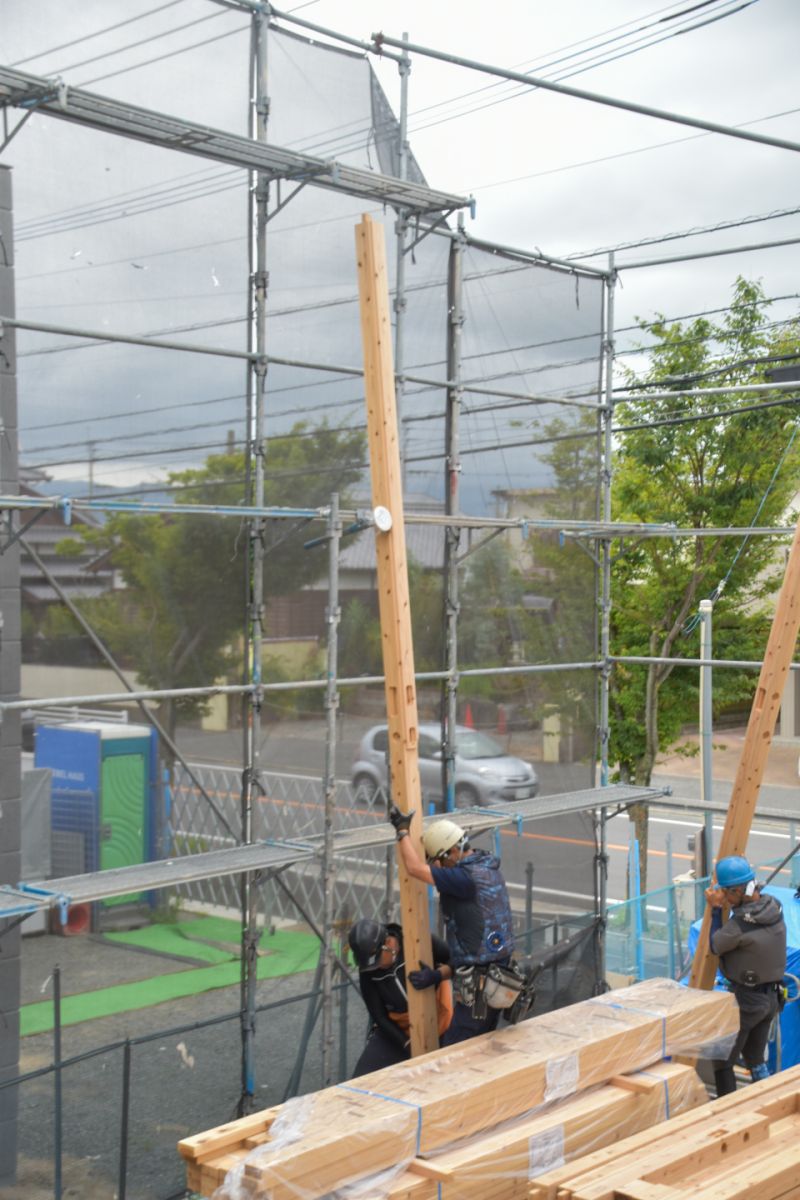 「福岡市西区08」注文住宅現場リポート②【上棟式】