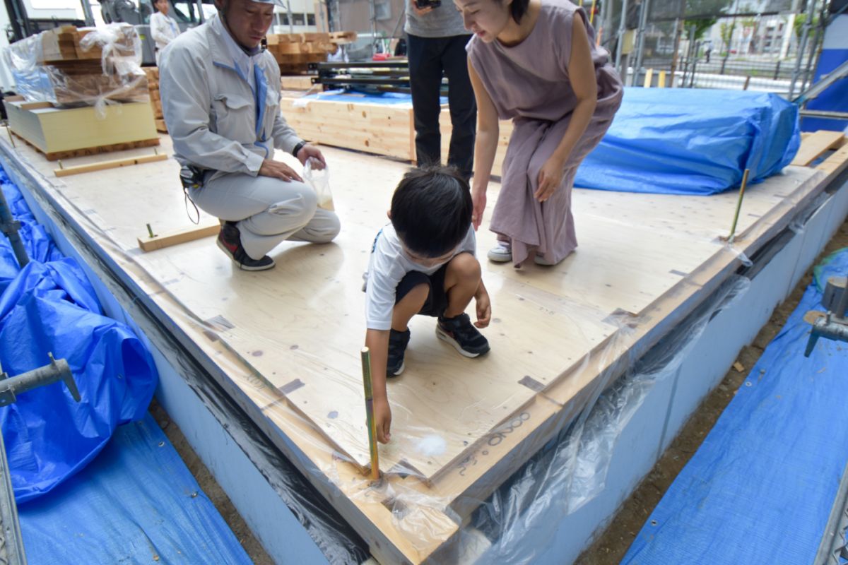 福岡県福岡市西区08　注文住宅建築現場リポート②　～上棟式～