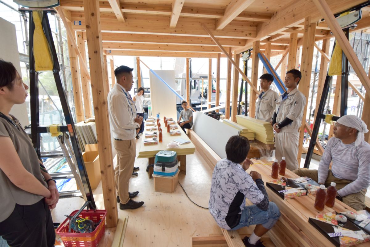 「福岡市西区08」注文住宅現場リポート②【上棟式】