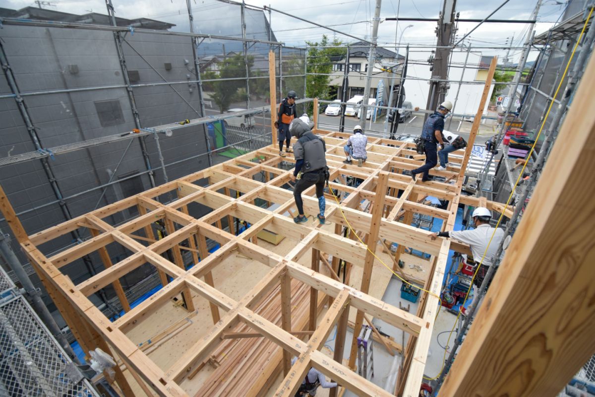 福岡県福岡市西区08　注文住宅建築現場リポート②　～上棟式～