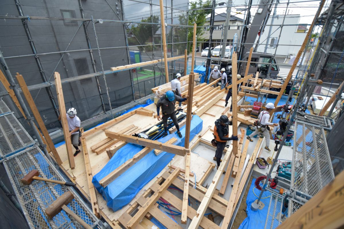 「福岡市西区08」注文住宅現場リポート②【上棟式】