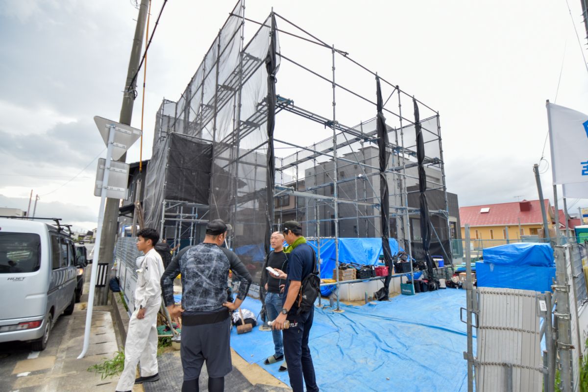 福岡県福岡市西区08　注文住宅建築現場リポート②　～上棟式～