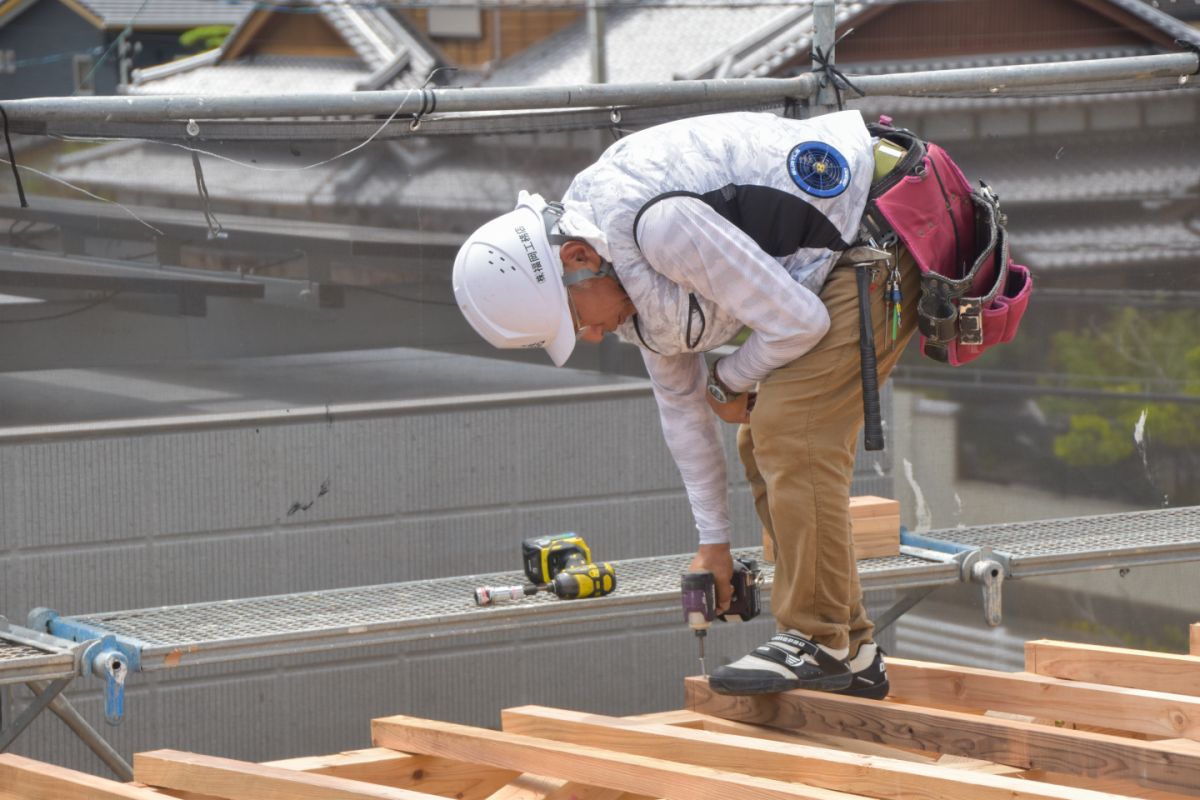 福岡県福岡市西区08　注文住宅建築現場リポート②　～上棟式～