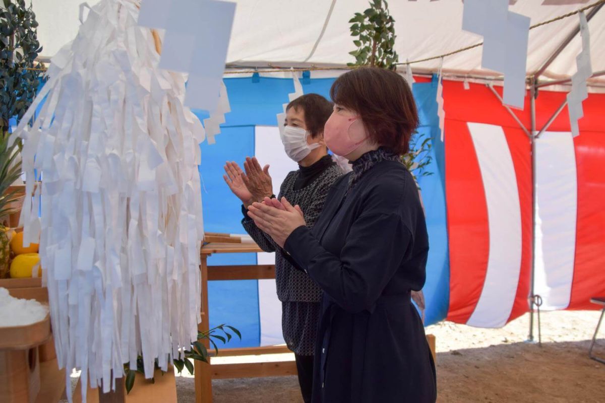 「福岡市早良区次郎丸01」注文住宅現場リポート①【地鎮祭】