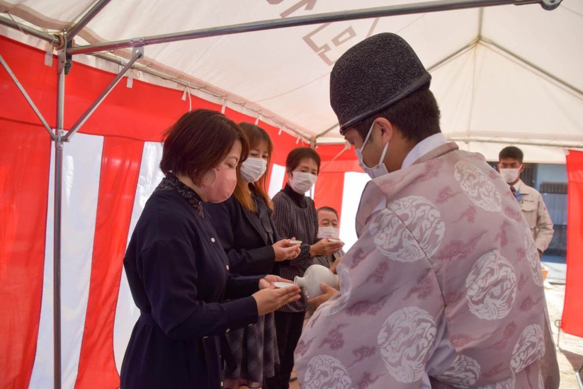 「福岡市早良区次郎丸01」注文住宅現場リポート①【地鎮祭】