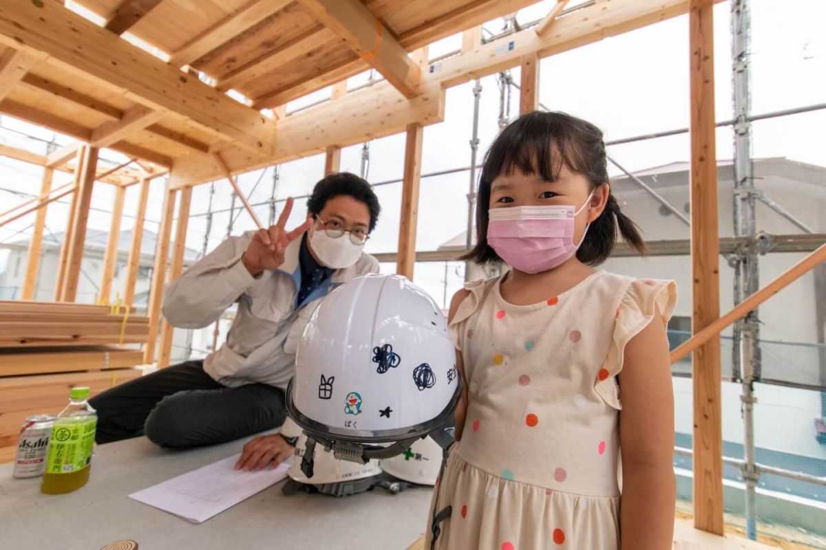 福岡県福岡市東区10　注文住宅建築現場リポート⑤　～上棟式・番外編〜