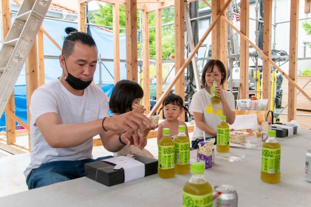 福岡県福岡市東区10　注文住宅建築現場リポート⑤　～上棟式・番外編〜