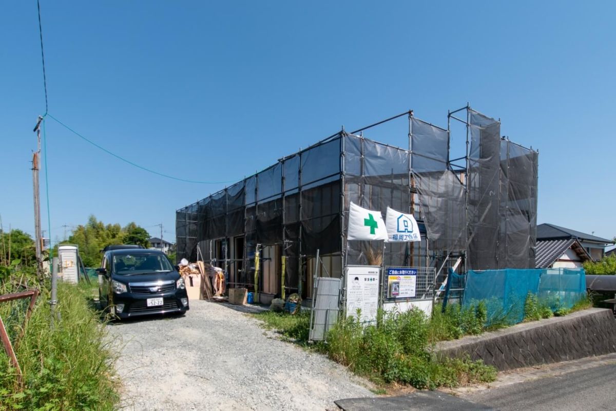 「宮若市01」注文住宅現場リポート⑦【外装工事】【サイディング】