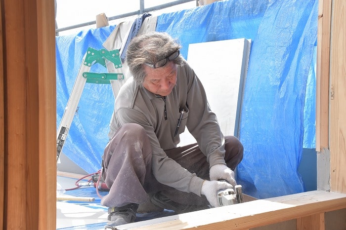 「朝倉郡筑前町中牟田01」注文住宅現場リポート⑥【木工事】【サッシ】