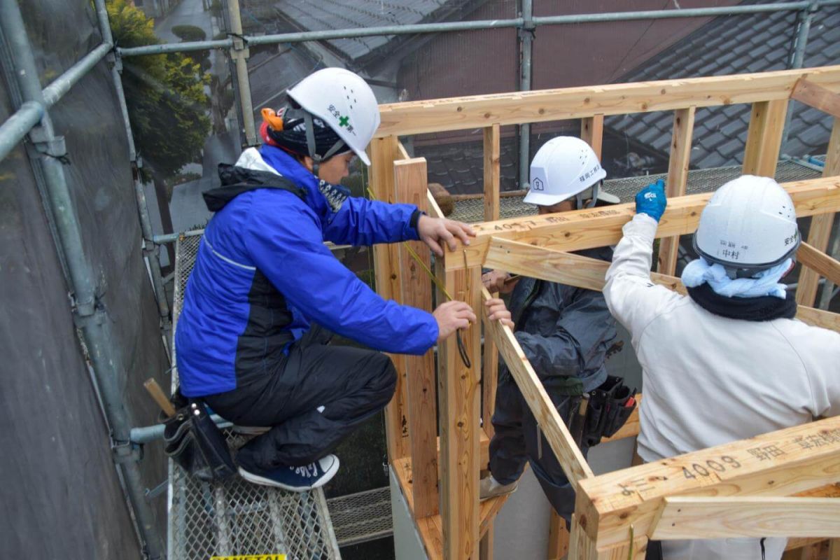 福岡県宮若市02　注文住宅建築現場リポート④　～上棟式・後編～