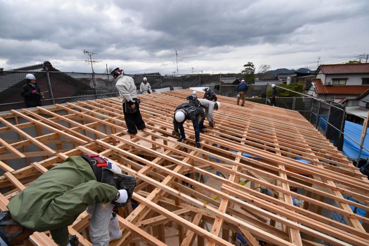 福岡県宮若市02　注文住宅建築現場リポート④　～上棟式・後編～