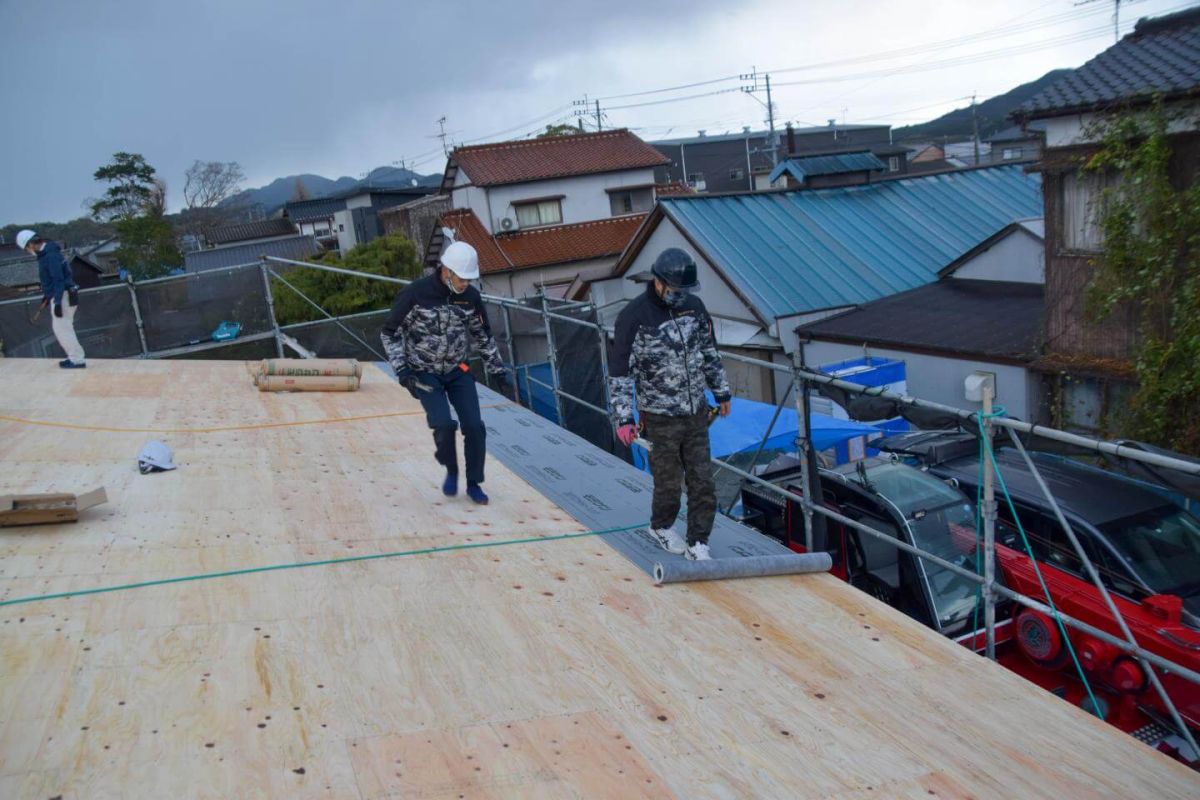 福岡県宮若市02　注文住宅建築現場リポート④　～上棟式・後編～