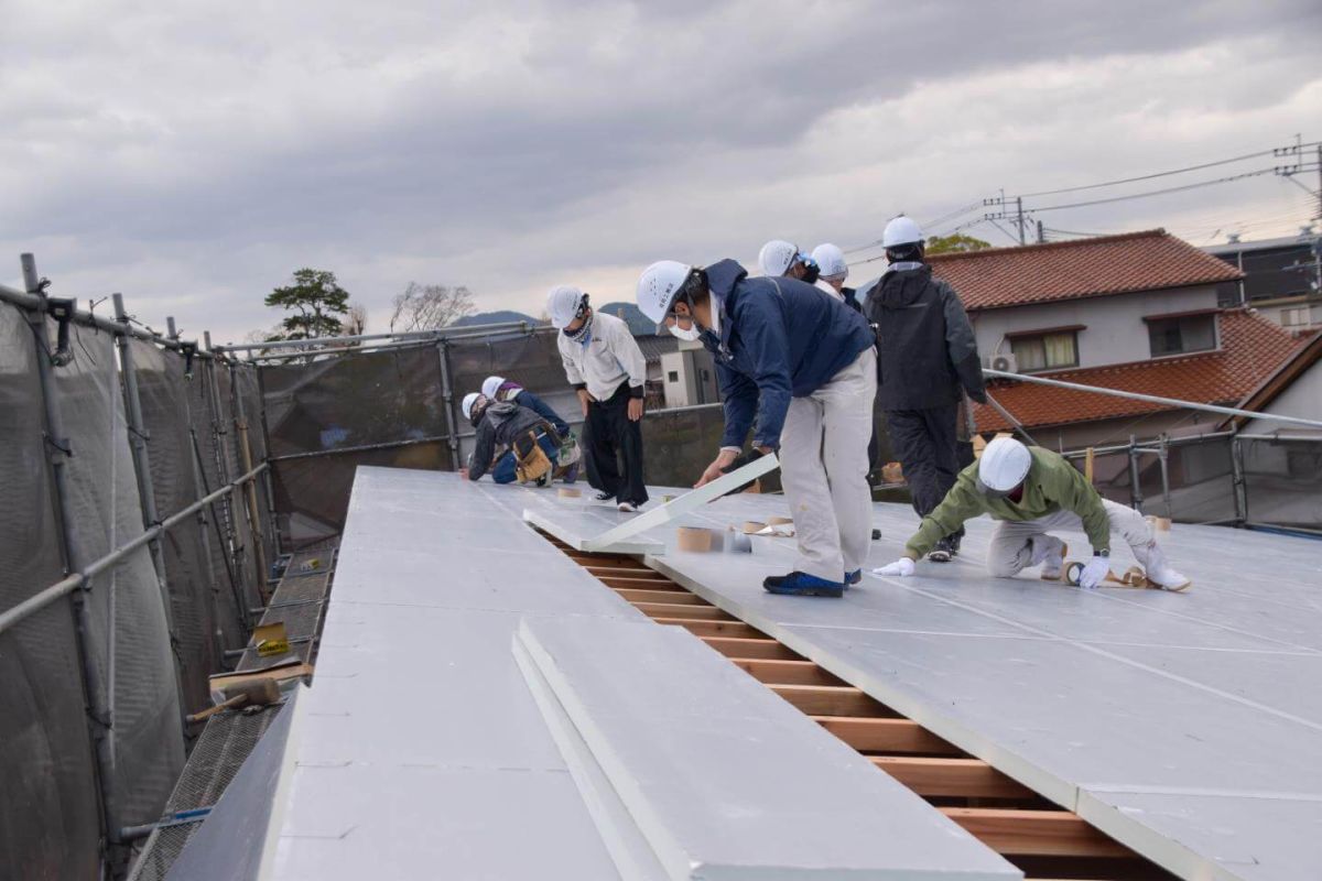 福岡県宮若市02　注文住宅建築現場リポート④　～上棟式・後編～