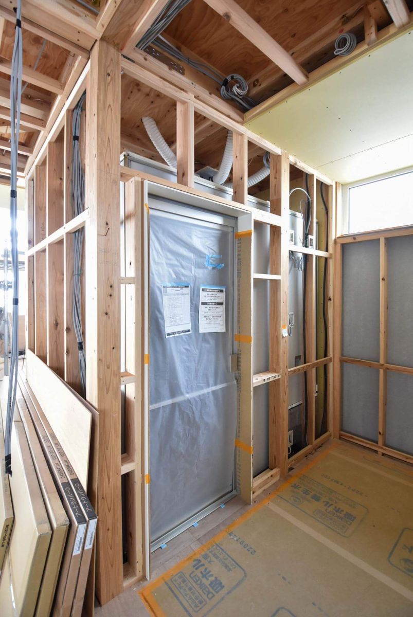 「福岡市東区11」注文住宅現場リポート⑧【木工事】【石膏ボード】