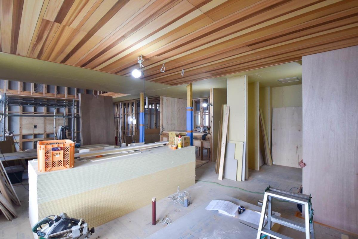 「福岡市東区11」注文住宅現場リポート⑧【木工事】【石膏ボード】