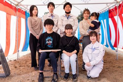 「福岡市東区17」注文住宅現場リポート①【地鎮祭】