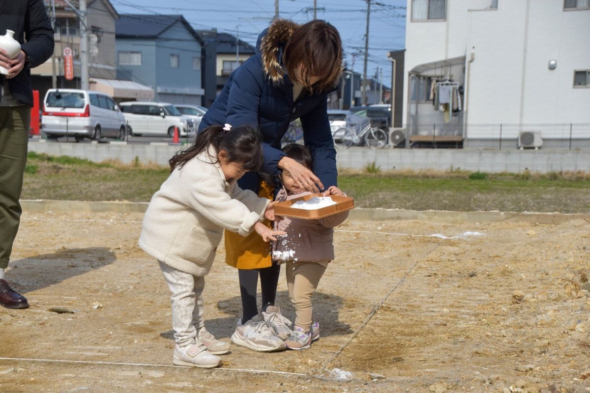 福岡県福岡市早良区10　注文住宅建築現場リポート①　～地鎮祭～