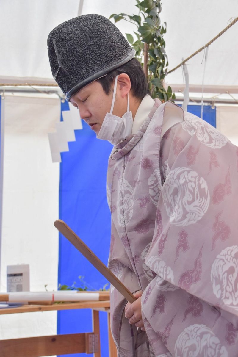 「福岡市早良区10」注文住宅現場リポート①【地鎮祭】