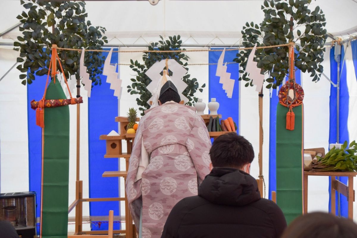「福岡市早良区10」注文住宅現場リポート①【地鎮祭】