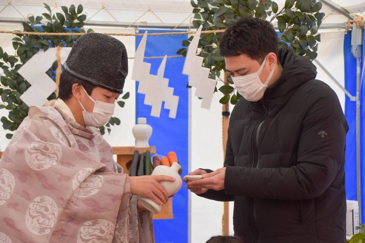 「福岡市早良区10」注文住宅現場リポート①【地鎮祭】