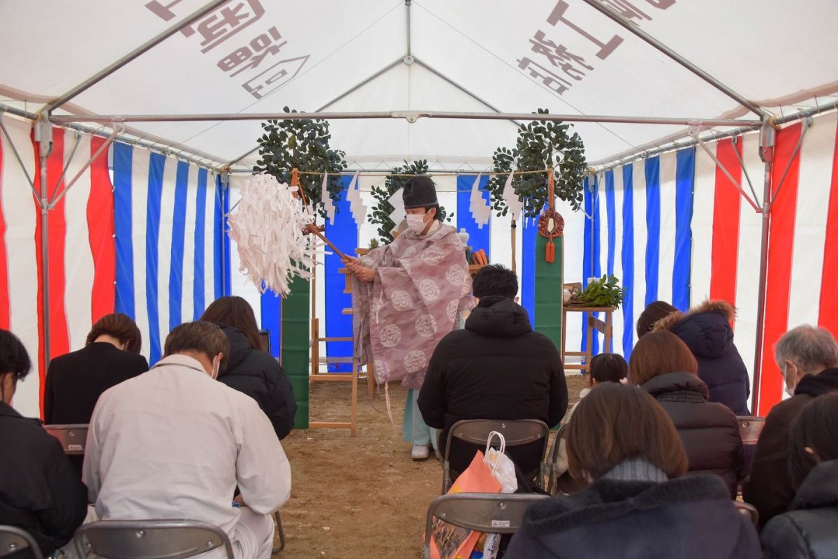 「福岡市早良区10」注文住宅現場リポート①【地鎮祭】