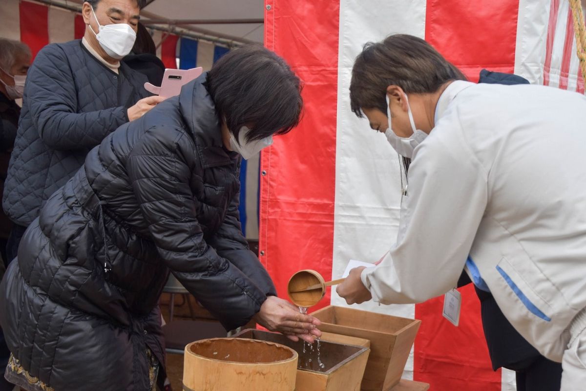 福岡県福岡市早良区10　注文住宅建築現場リポート①　～地鎮祭～