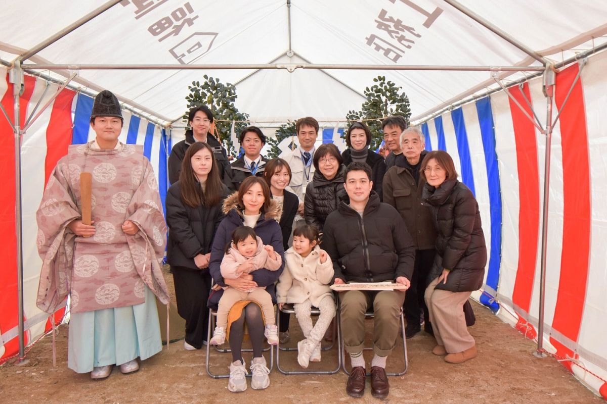 「福岡市早良区10」注文住宅現場リポート①【地鎮祭】