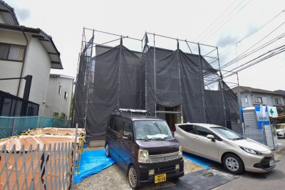 福岡市早良区有田01　注文住宅現場リポート⑥ ～木工事・階段施工～