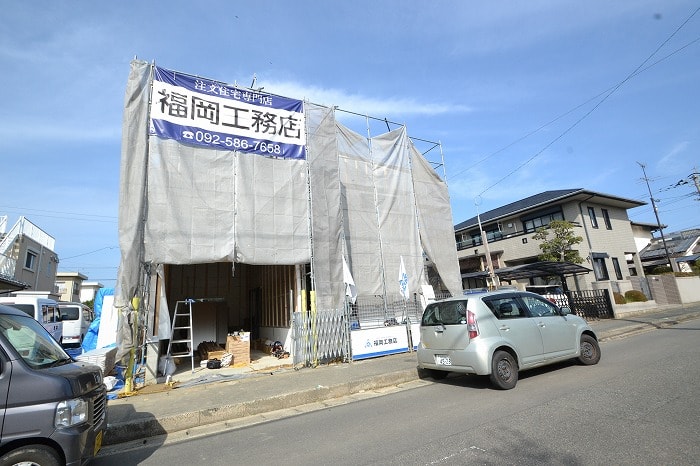 福岡市東区03　注文住宅建築現場リポート⑨