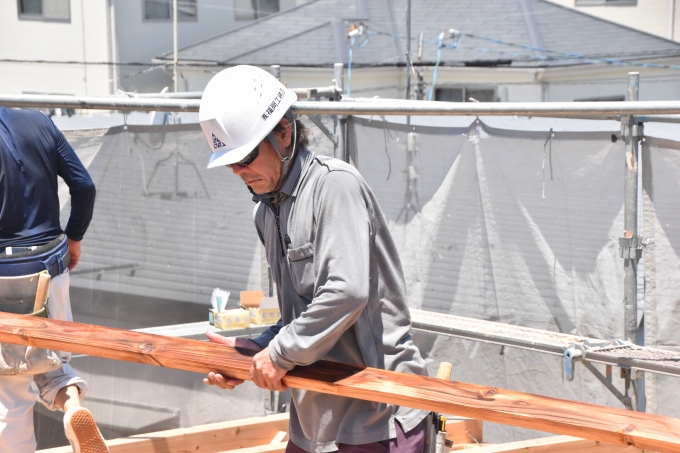「福岡市博多区01」注文住宅現場リポート④【上棟式】