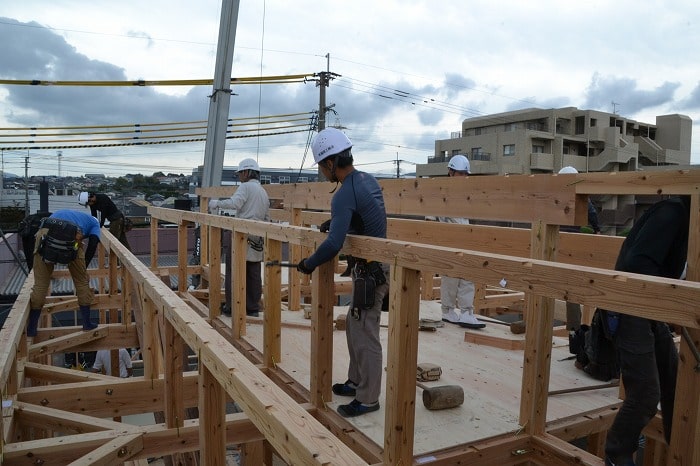 福岡県春日市04　注文住宅建築現場リポート③　～上棟式～