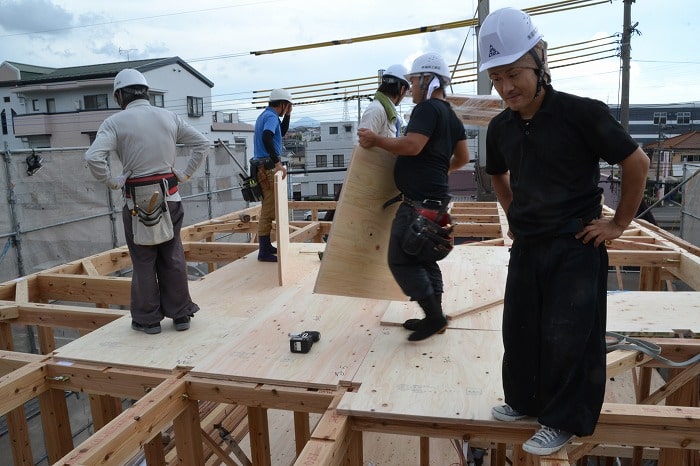 福岡県春日市04　注文住宅建築現場リポート③　～上棟式～