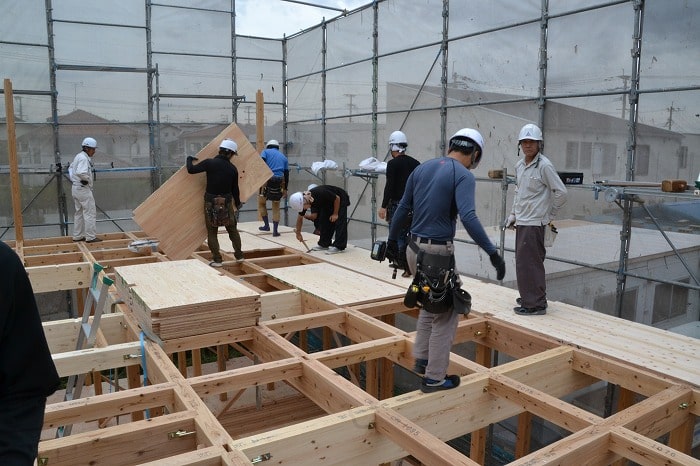 福岡県春日市04　注文住宅建築現場リポート③　～上棟式～