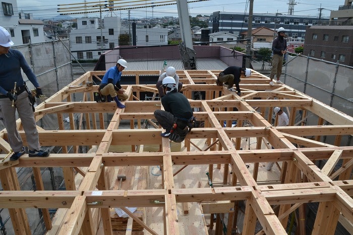 福岡県春日市04　注文住宅建築現場リポート③　～上棟式～